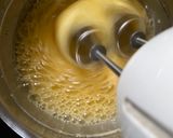 A picture of step 2 of Karydopita (Greek Walnut Cake).