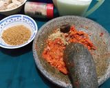 Foto langkah ke 1 dari resep 288.Terong Masak Kelapa Sangrai + Tempe.