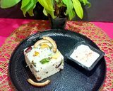 A picture of step 5 of Kerala Fried Coconut Rice.