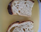 Foto langkah ke 4 dari resep Sourdough bread sandwich with chicken barbeque.