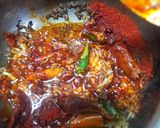 A picture of step 3 of Moong dal chilkewali dal/soup.