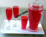 A picture of step 2 of Red lemonade.
