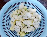 फ्राई आलू गोभी (fry aloo gobi recipe in Hindi) रेसिपी चरण 1 फोटो