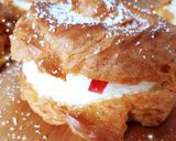 Une image de l'étape 13 de Choux crème pâtissière mascarpone et fruits rouges fraises 🍓.