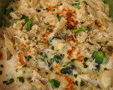 Foto del paso 8 de la receta: Fideos gratinados en salsa de brócoli 🥦 y pollo 🍗