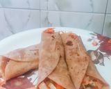 பன்னீர் சப்பாத்தி ரோல்(Paneer chappathi roll recipe in tamil) ரெசிபி ஸ்டேப் 5 புகைப்படம்
