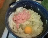Foto del paso 3 de la receta Tortitas de papá con jamón