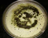 A picture of step 13 of Medu vada with sambhar and coconut chutney.
