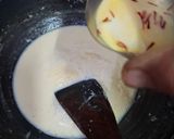 A picture of step 3 of Malpua with Rabri.
