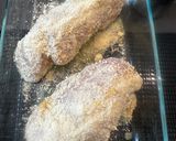 A picture of step 3 of Mid Week stuffed Chicken with Ham and Cheese - Thanks mum :P Enjoy :P.