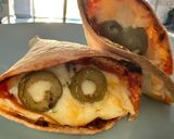 Foto do passo 8 de Pizza cone de wrap na air fryer