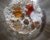 A picture of step 2 of Daal Dhokli.
