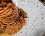 Foto del paso 5 de la receta: Espaguetis con calabacín y panceta ibérica al tomillo