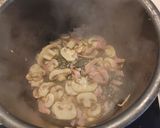 Foto del paso 4 de la receta: Arroz cremoso de verduras, bacon y champiñones