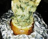 Foto del paso 6 de la receta: Papas 🥔 gratinadas 🧀 rellenas de acelgas ¡¡¡Al horno!!! 😍