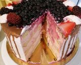 Erdeigyümölcsös mascarpone torta recept fázis 4 fotója