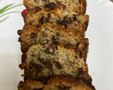 A picture of step 7 of Chocolate chip banana bread.