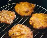 A picture of step 5 of Whole Wheat Hamburger with Beef and Cheese Filling.