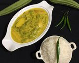 A picture of step 7 of Dudh Jhinge / Milky Ridge Gourd.