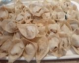 A picture of step 2 of Chicken Wonton.