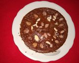 A picture of step 6 of Bourbon biscuit cake.
