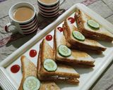 A picture of step 7 of Curd Vegetable Sandwich.