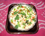 A picture of step 2 of Vegetable Raita.