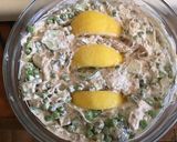 A picture of step 3 of California Farm Tuna Apple Cucumber Salad.