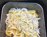 Foto del paso 5 de la receta Bacalao con patatas y cebolla en Airfryer Cosori
