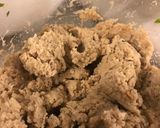 A picture of step 3 of Chicken Shami kebab.