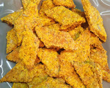 Foto del paso 4 de la receta: Crackers de chía, lino, dorado y girasol, al cúrcuma 💫🎀🍄💫🎀🍄