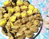 Foto del paso 11 de la receta: Buñuelos de viento de cabello de ángel crema pastelera y chocolate