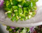 A picture of step 3 of Fresh Green Chickpeas Salad.