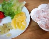 檸蜜醬炸雞蔬果沙拉的食譜步驟1照片
