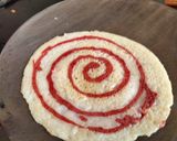 A picture of step 6 of Healthy semolina chila with Italian filling.