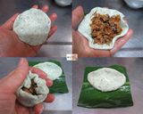 A picture of step 7 of Mugwort Rice Cakes (Hakka Pig Basket Cake).
