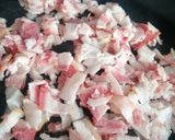 Foto del paso 1 de la receta: Penne rigate en salsa carbonara 🍝