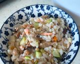 A picture of step 5 of [easy & healthy] Salmon takikomi gohan.