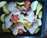 Foto del paso 1 de la receta: Pollo al horno con patatas