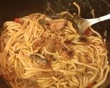 A picture of step 5 of Bbq Spaghetti.