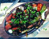 A picture of step 44 of Paneer chilly manchurian with sizzling.