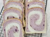 Swirl Loaf Bread - roti tawar ubi ungu 2 motif