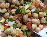 A picture of step 4 of Sprouts Chickpeas Salad Chaat Recipe.