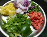 স্প্যানিশ অমলেট (Spanish Omelette recipe in Bengali) রেসিপির ধাপ 1 ছবি