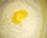 A picture of step 7 of Semovita chin chin.