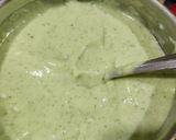 A picture of step 3 of Desi Pesto Macaroni.