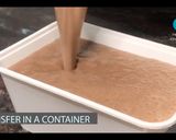 A picture of step 8 of Easy chocolate ice cream recipe eggless without ice cream maker.