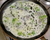 A picture of step 3 of Rava Dosa.