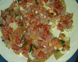 A picture of step 8 of Nachos with Mexican Salsa and Sausage.