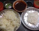 A picture of step 1 of Tri-colour sandwich.
